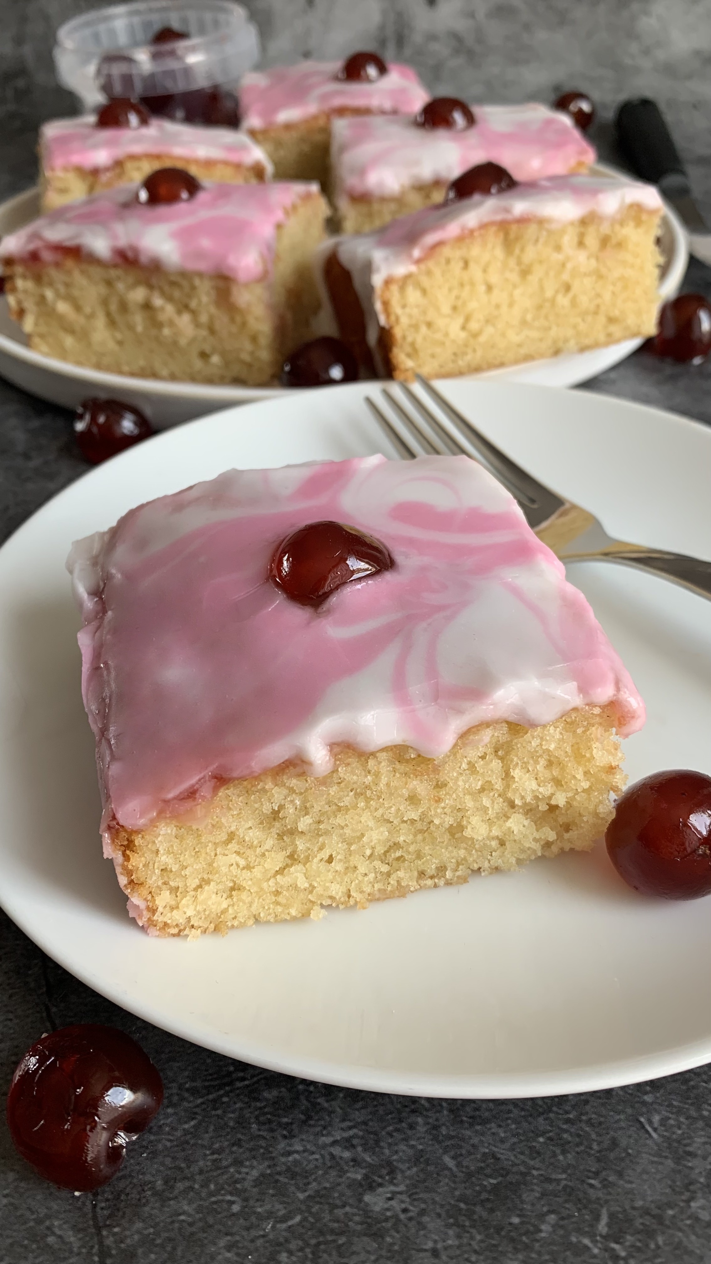 Cherry Bakewell Cake | Alex's Bakery