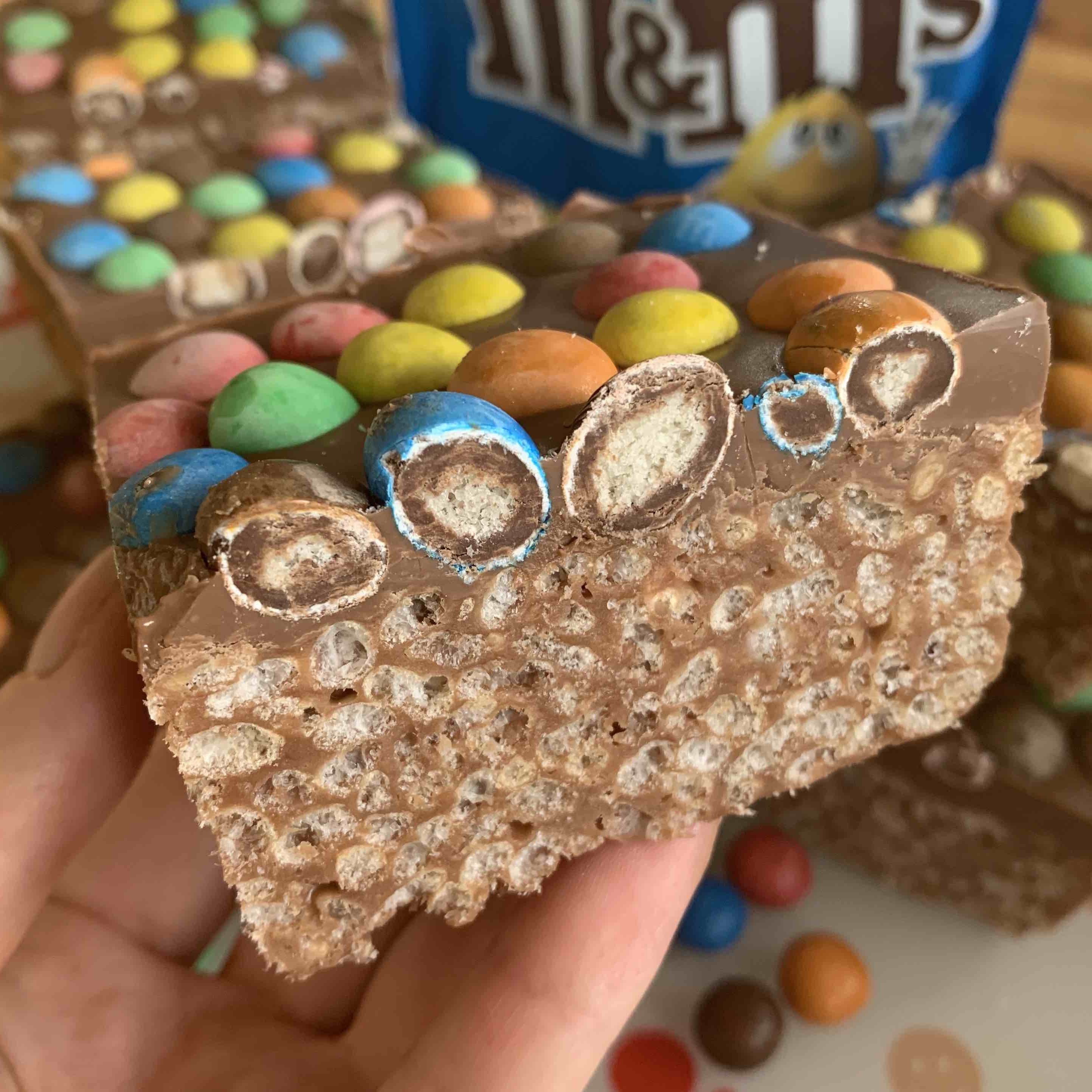 Crispy M&M Krispie Treats